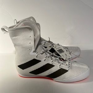 New Adidas Box Hog 3 "Tokyo" Boxing Shoes Men’s Size 7. White Black Red GV9975